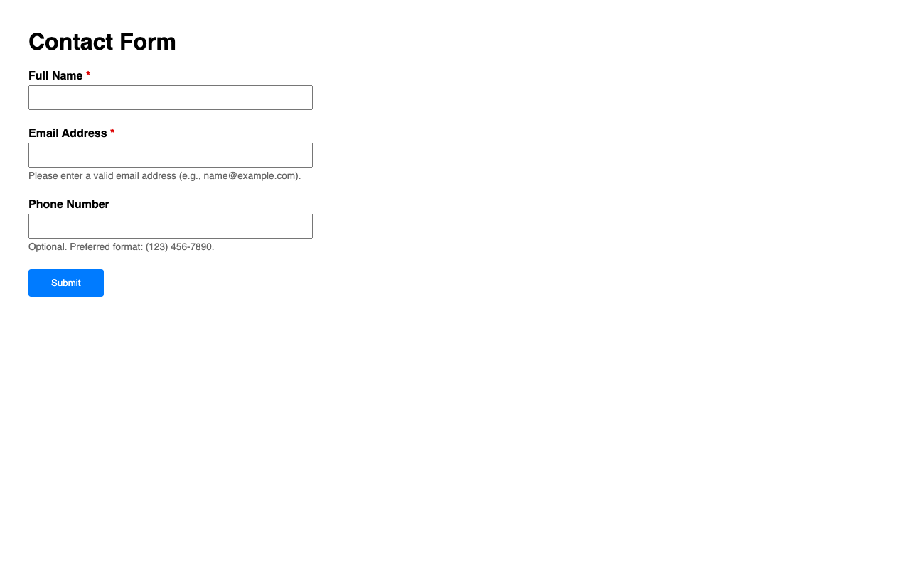 Screenshot sample 12 for simple-contact-form / DeepSeek V3.2