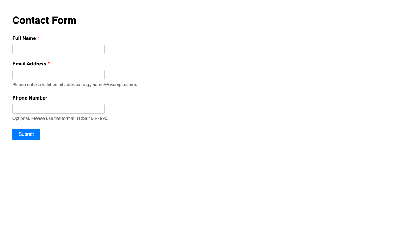 Screenshot sample 14 for simple-contact-form / DeepSeek V3.2