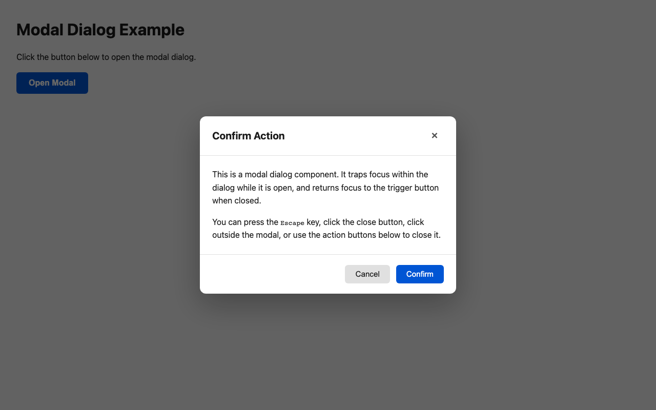 Screenshot sample 2 for modal-dialog / Claude Opus 4.6