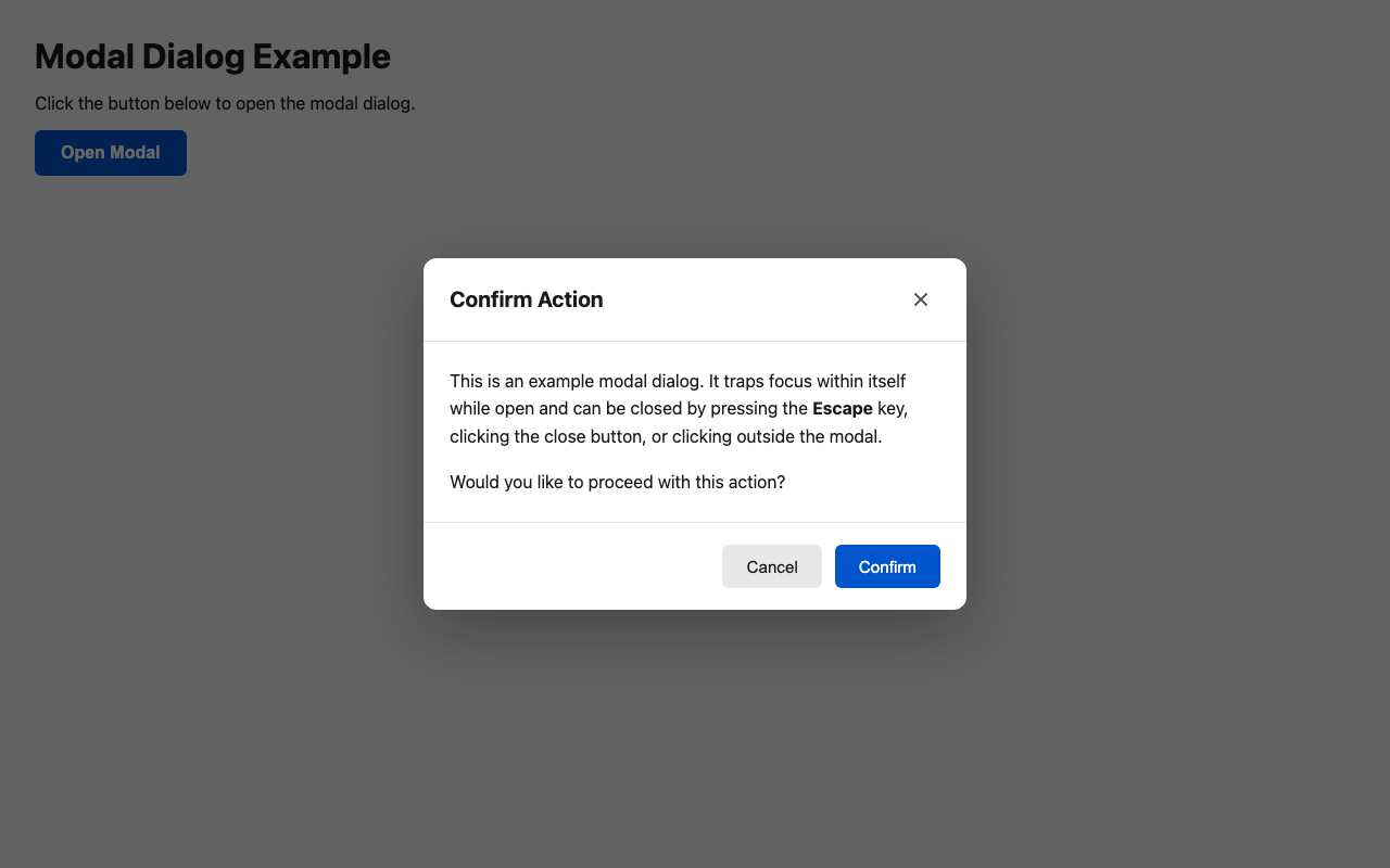 Screenshot sample 3 for modal-dialog / Claude Opus 4.6