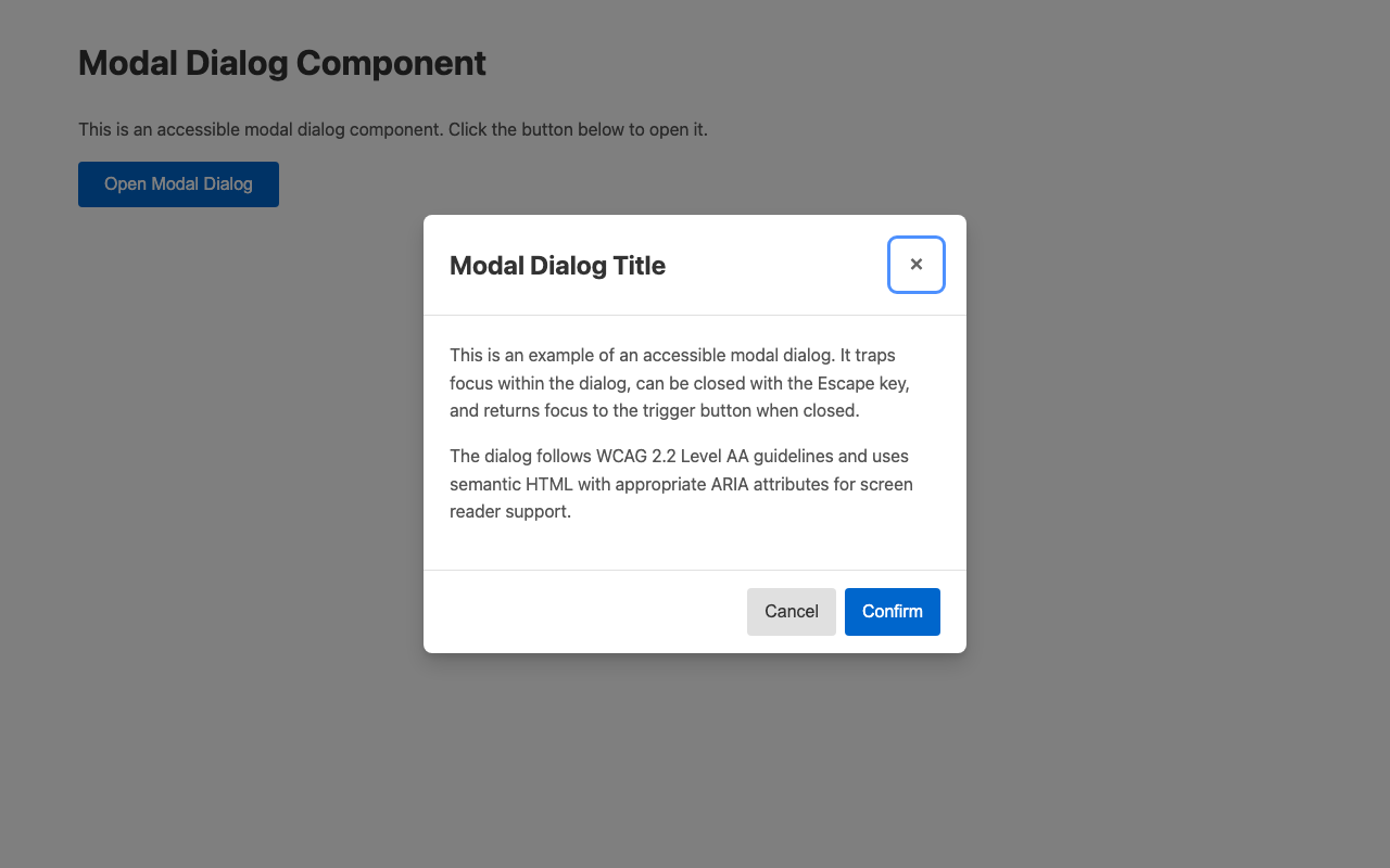 Screenshot sample 0 for modal-dialog / Claude Sonnet 4.5
