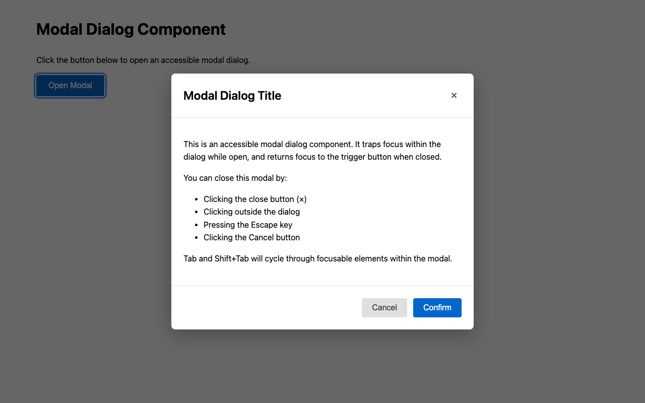 Screenshot sample 1 for modal-dialog / Claude Sonnet 4.5