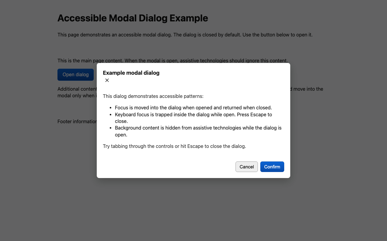 Screenshot sample 0 for modal-dialog / GPT-5 Mini