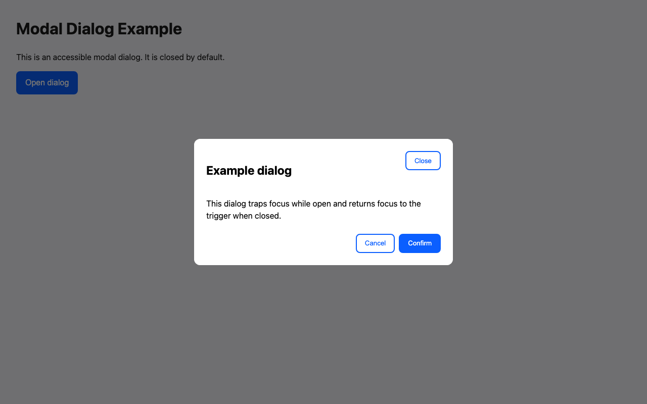 Screenshot sample 2 for modal-dialog / GPT-5.2 Codex