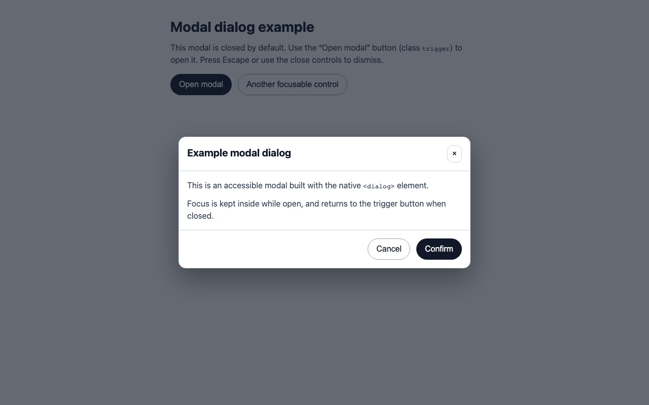 Screenshot sample 3 for modal-dialog / GPT-5.2