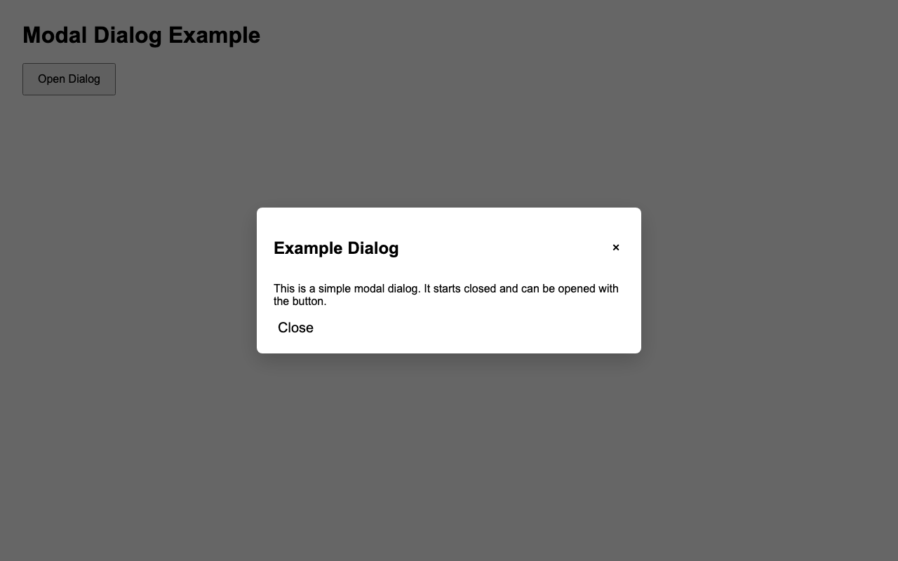 Screenshot sample 2 for modal-dialog / GPT-5.2 Codex