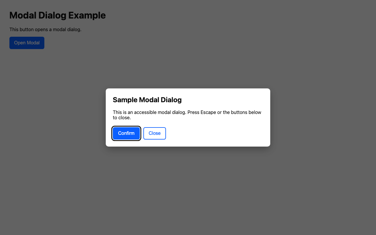 Screenshot sample 4 for modal-dialog / GPT-5.2 Codex