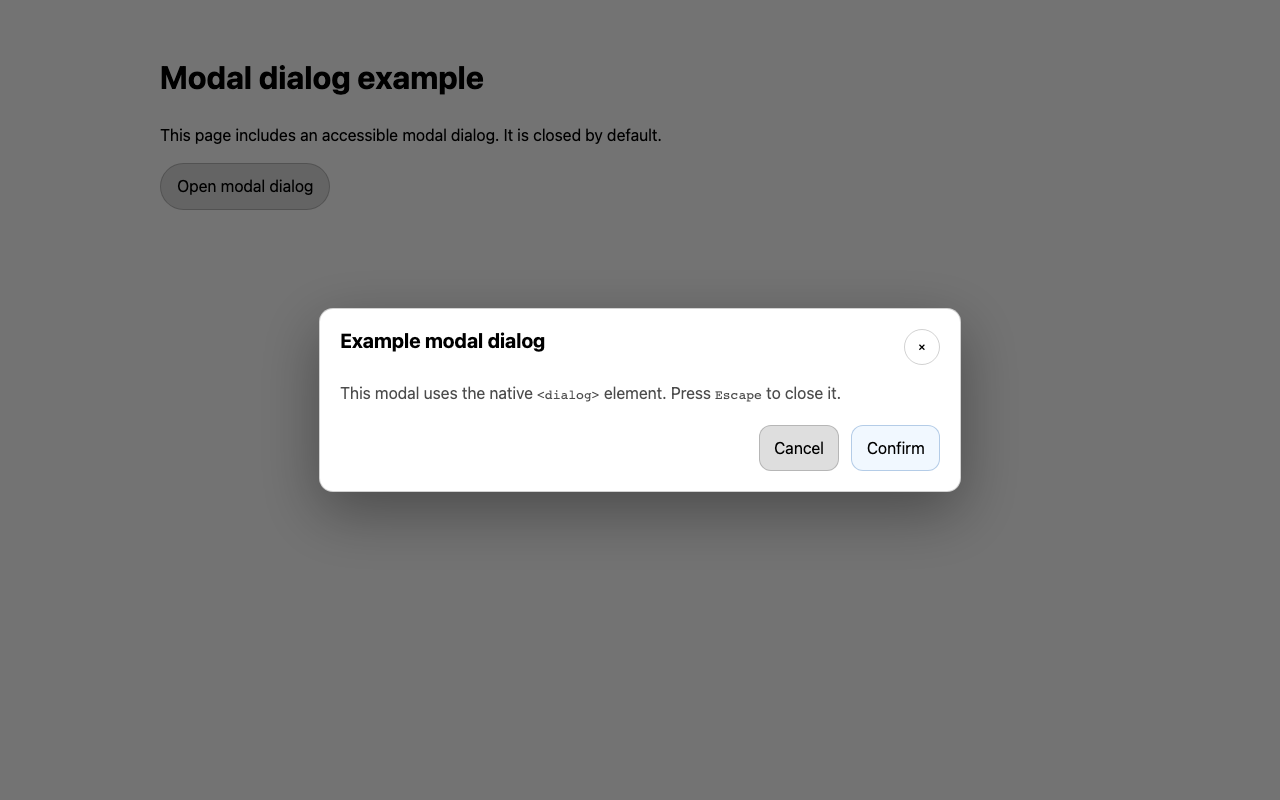 Screenshot sample 2 for modal-dialog / GPT-5.2
