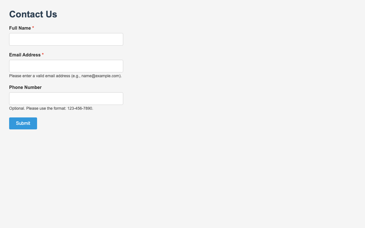 Screenshot sample 1 for simple-contact-form / DeepSeek V3.2