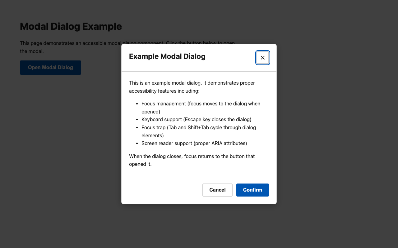 Screenshot sample 3 for modal-dialog / Claude Sonnet 4.5