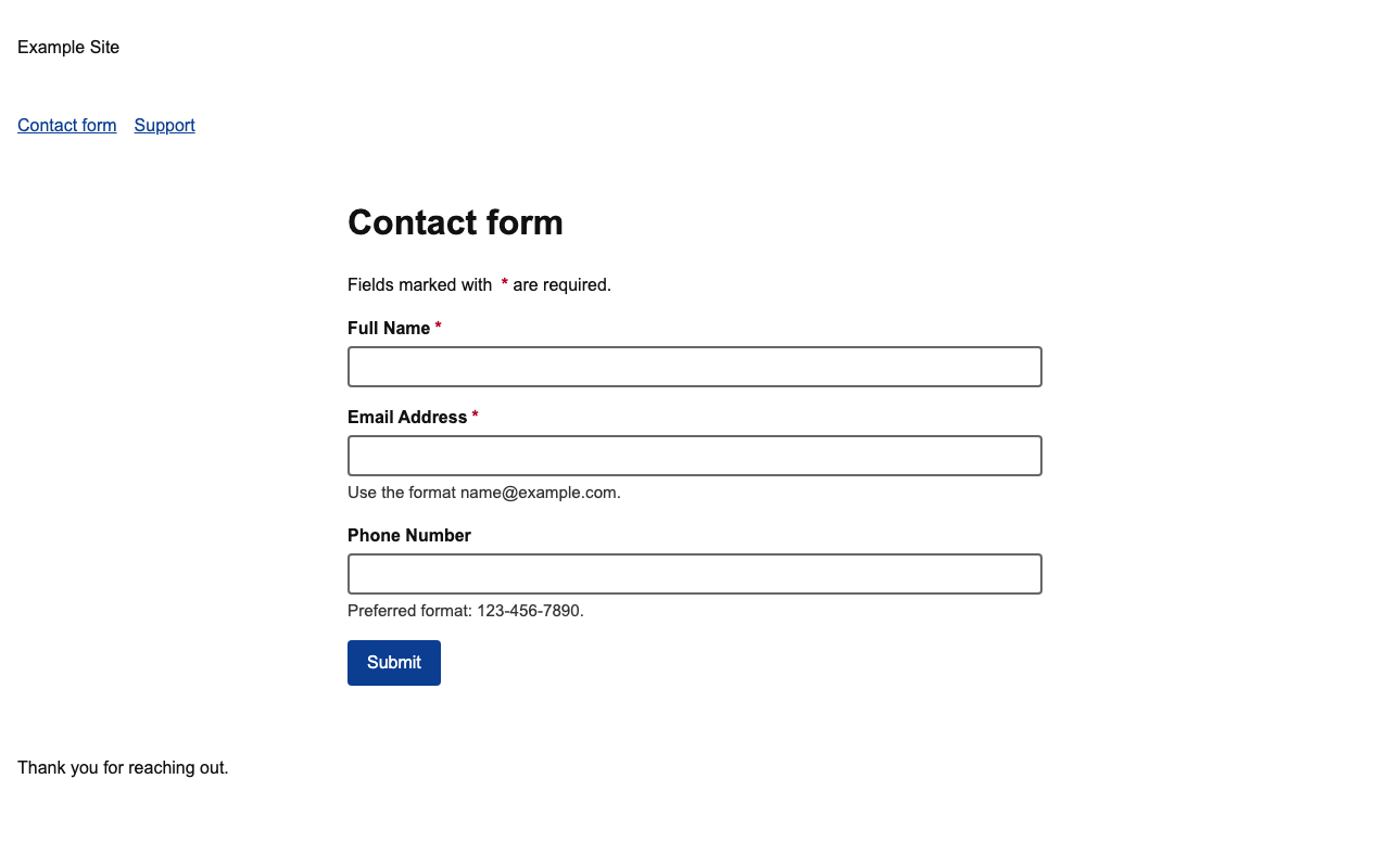 Screenshot sample 3 for simple-contact-form / GPT-5.2 Codex
