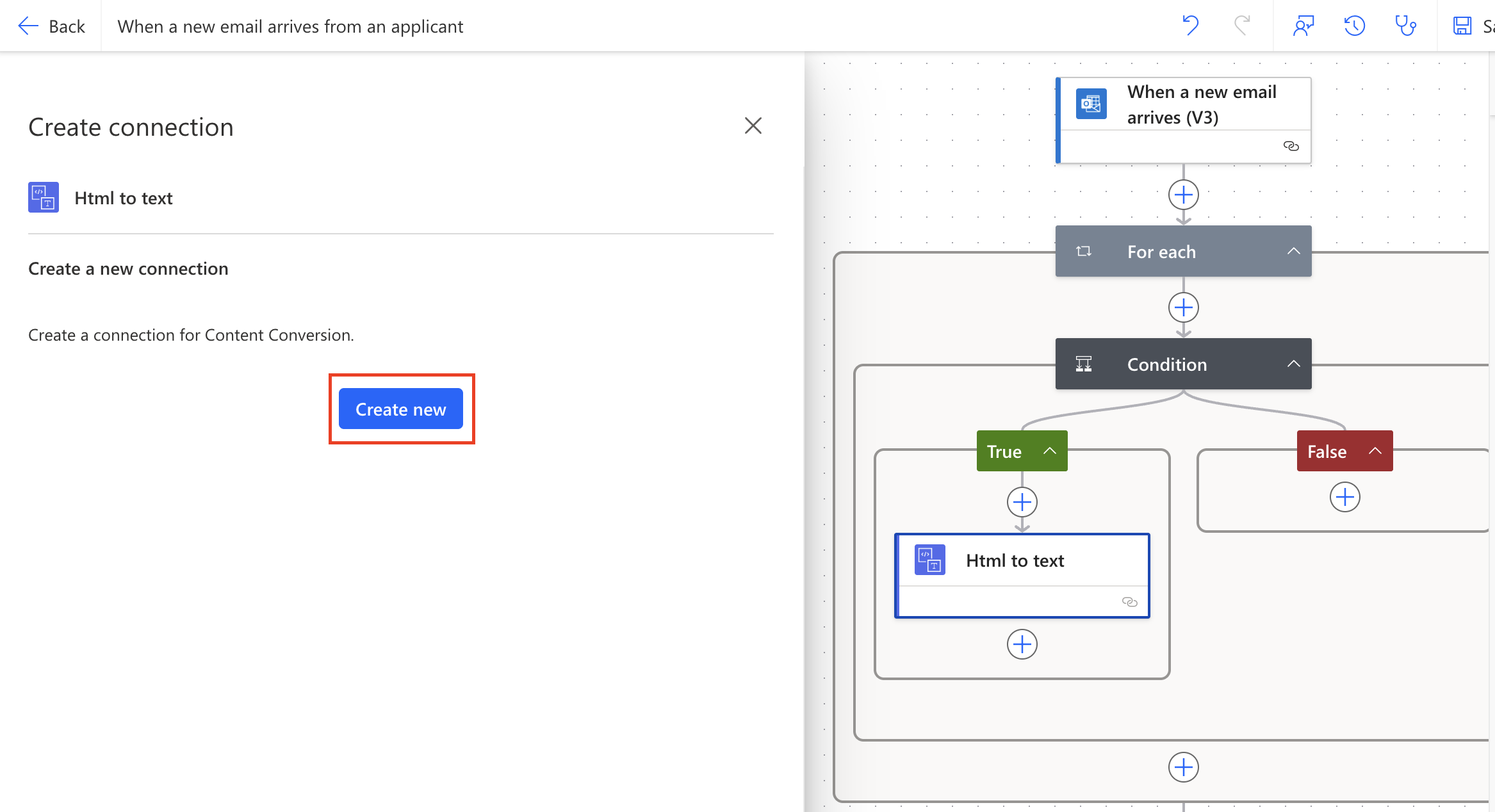 Add new connection reference