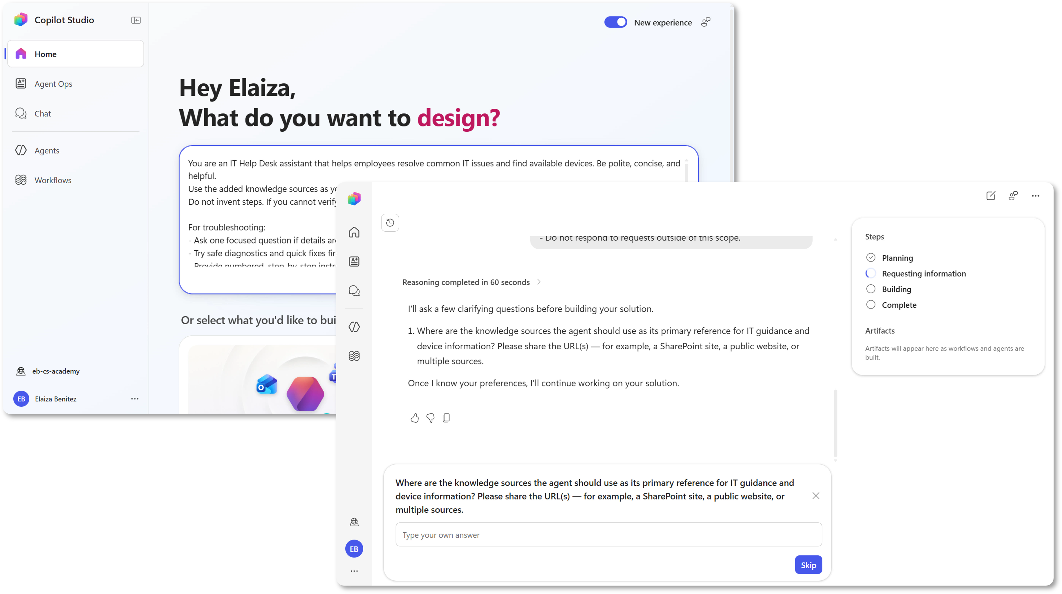 AI-based authoring in Copilot Studio