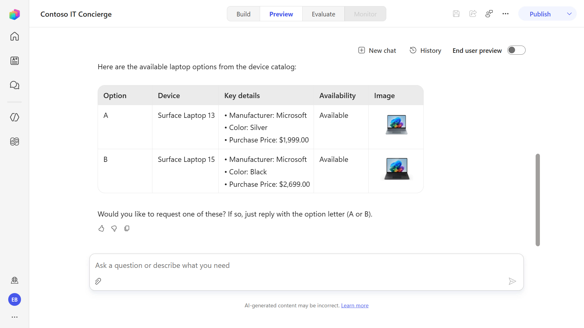 Review devices returned by device-guidance-v1-0-2 skill