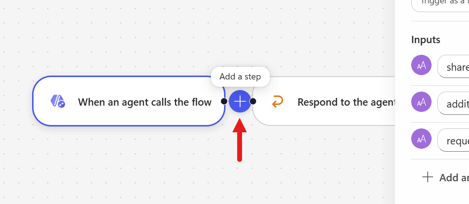Add a new workflow action step