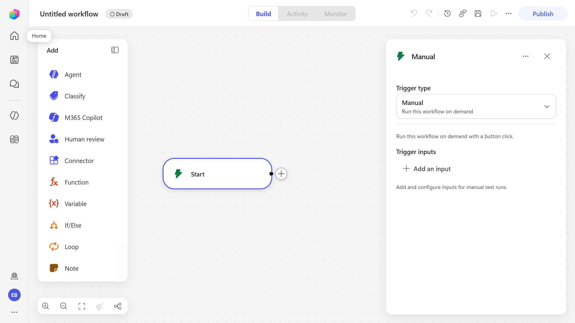 Workflow loads in the designer