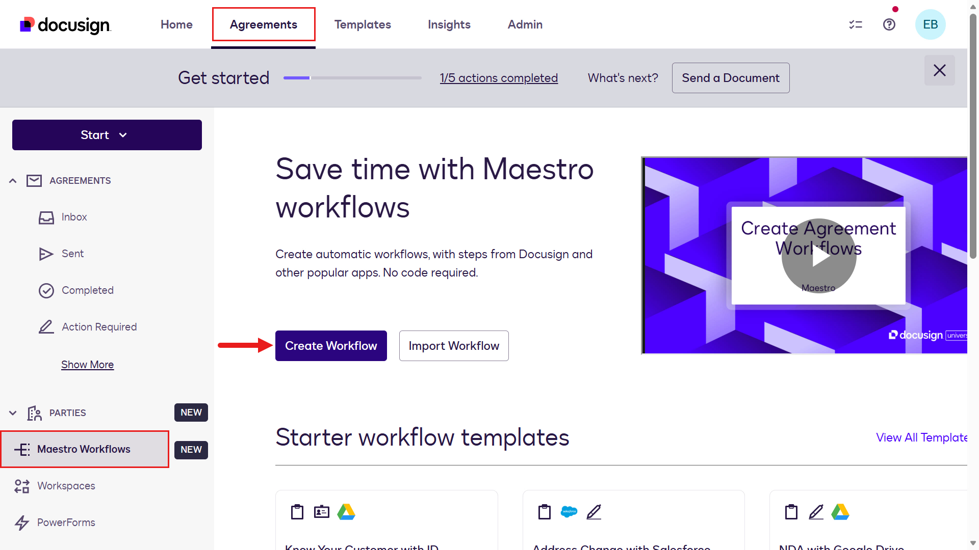 Select Workflows