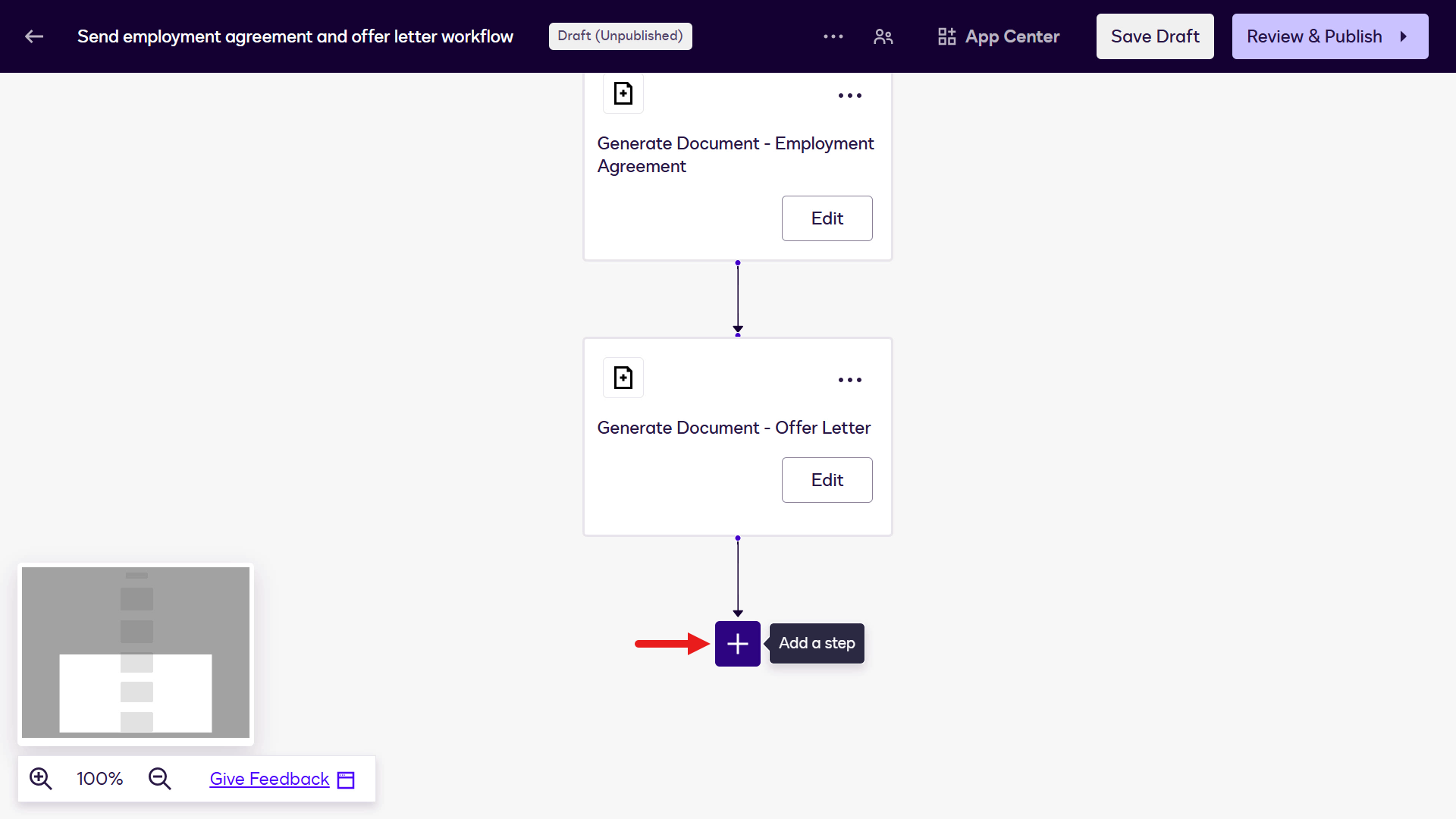 Select Add a step