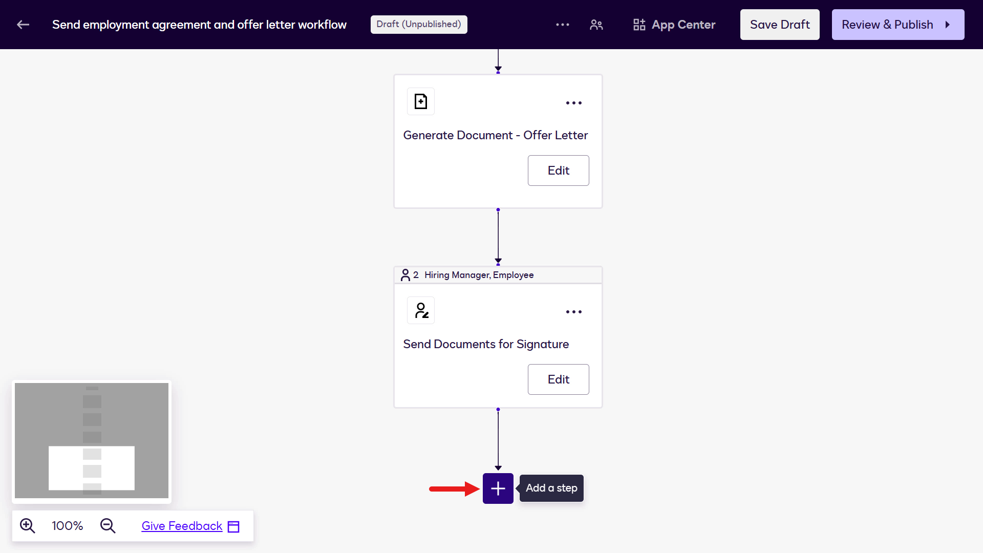 Select Add a step