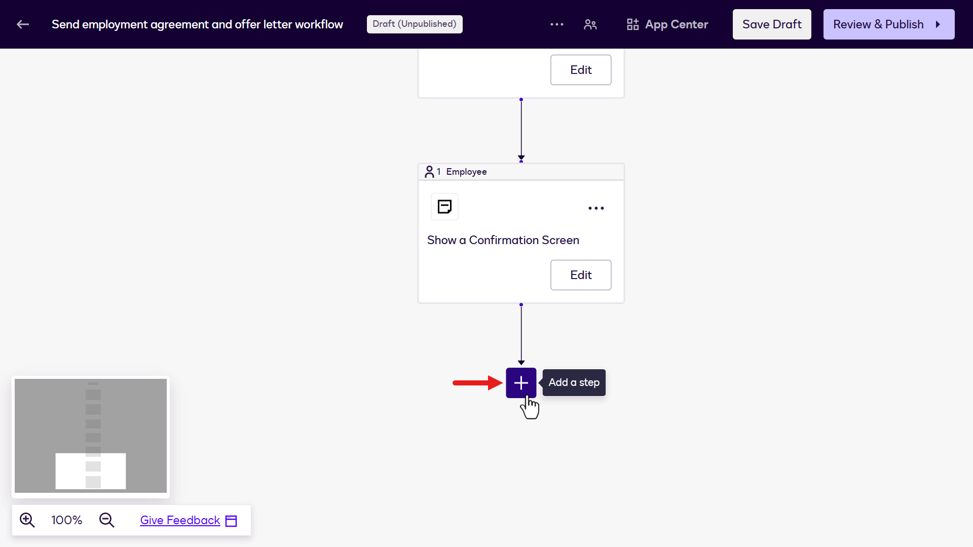 Select Add a step