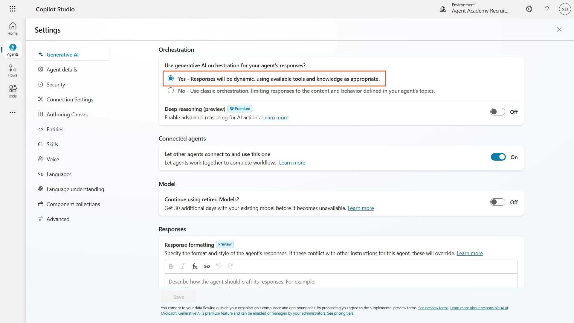 Enable Generative AI