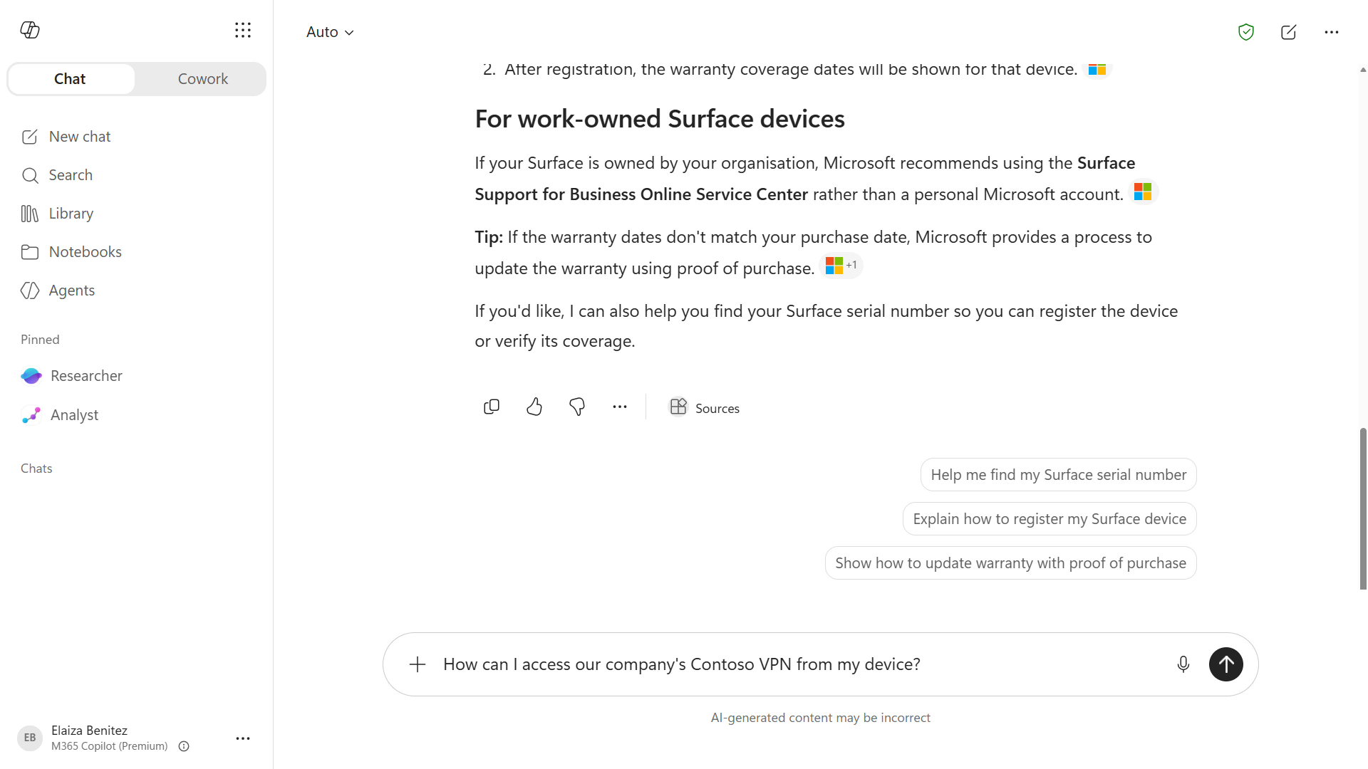 Enter second question