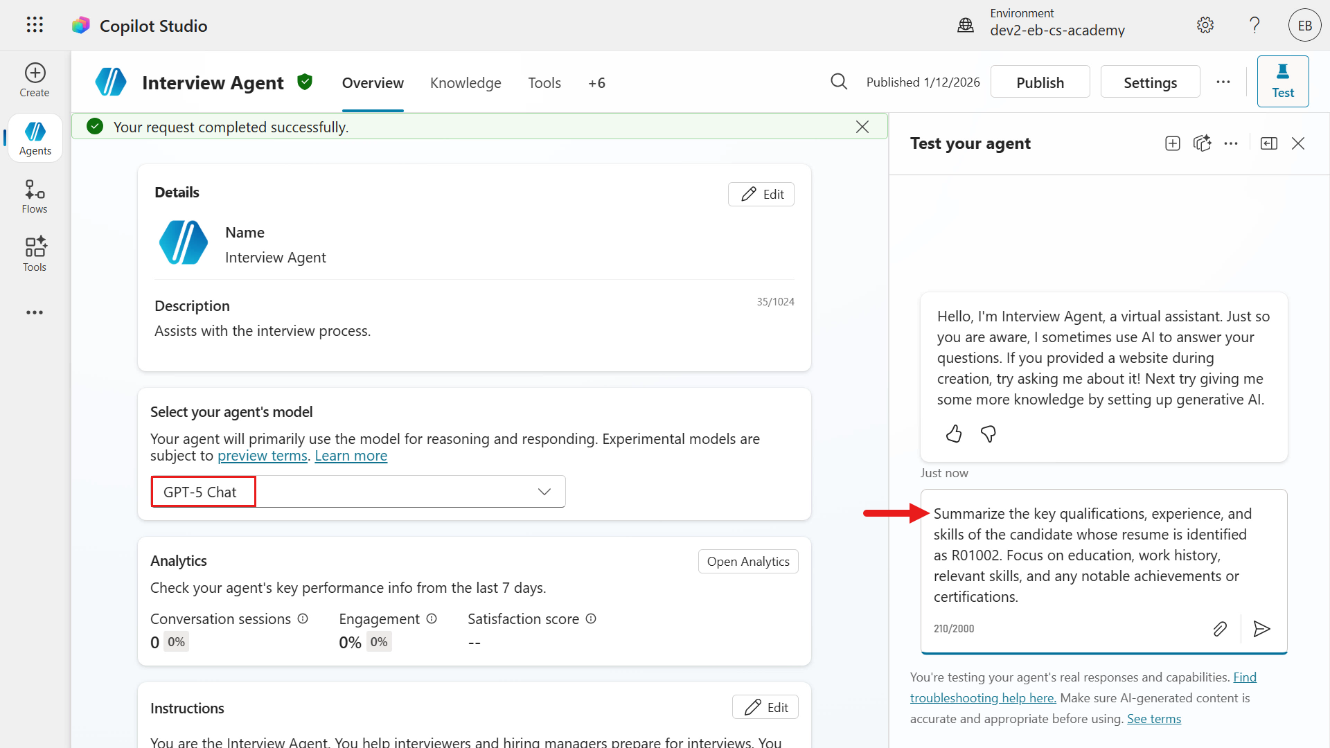 Question 1 for GPT-5 Chat model