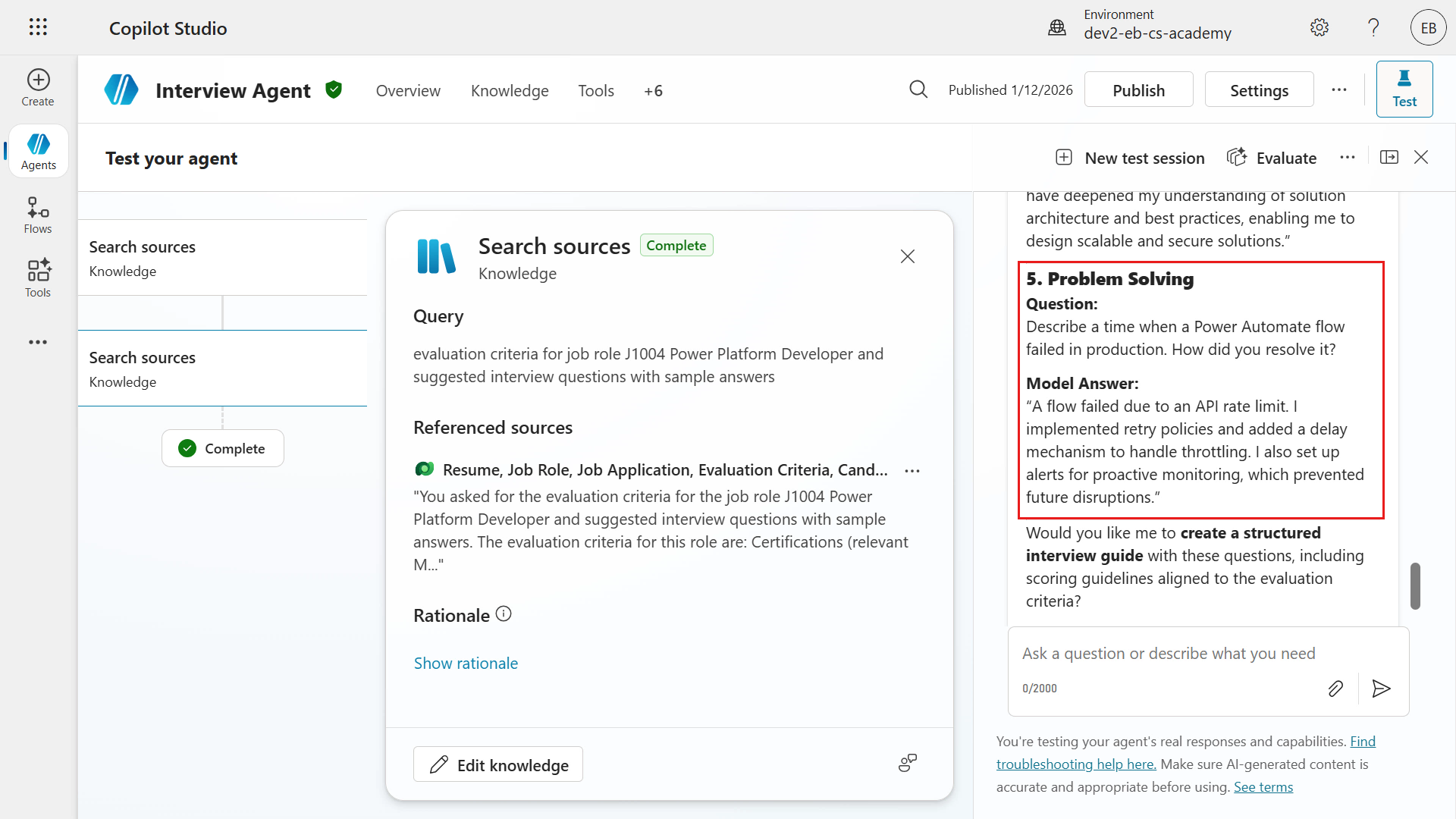 Suggestions on how the model can next be helpful