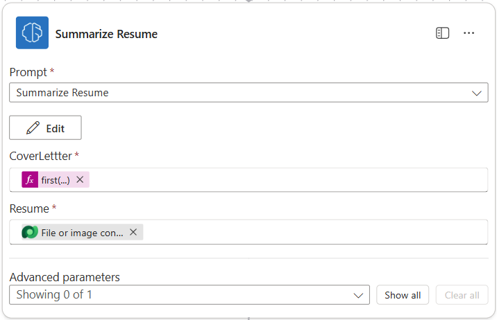 Summarize Resume Prompt