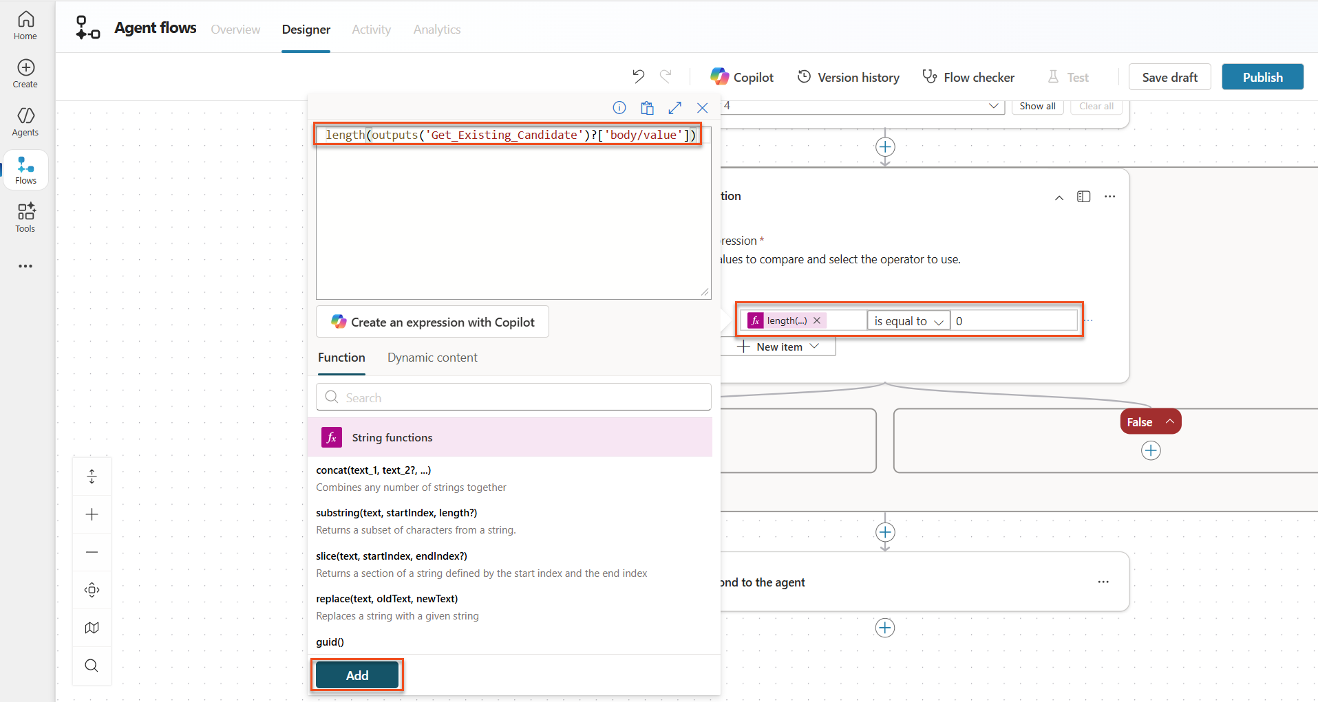 Get Existing Candidate Condition