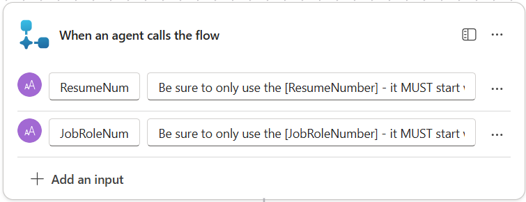 When an agent calls the flow