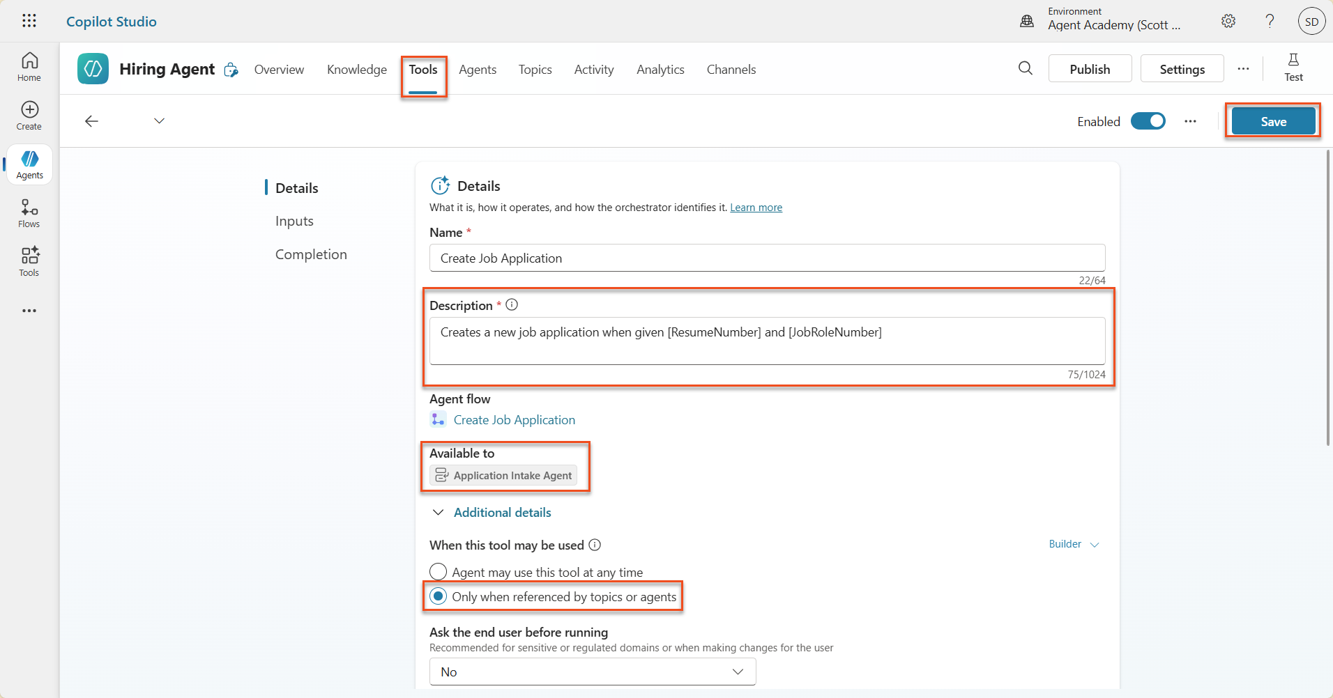 Add Agent Flow to Agent