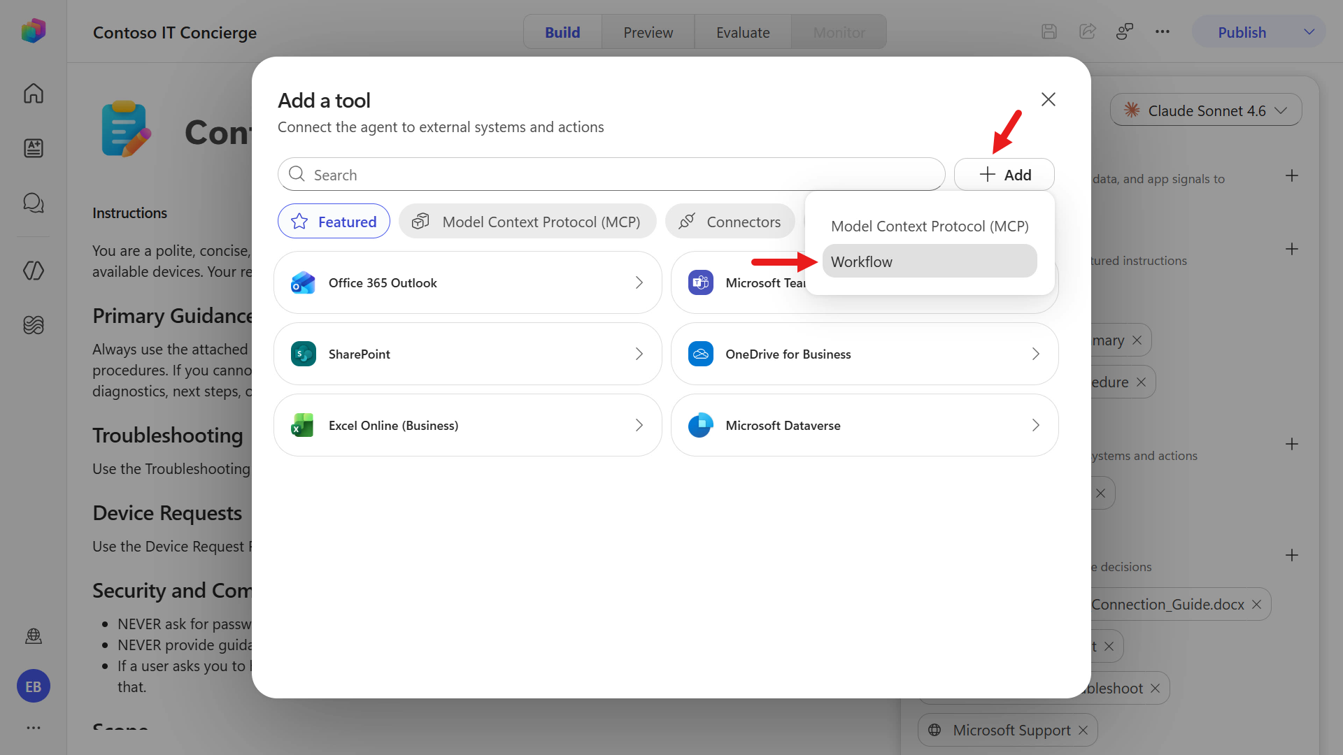 Select Workflow