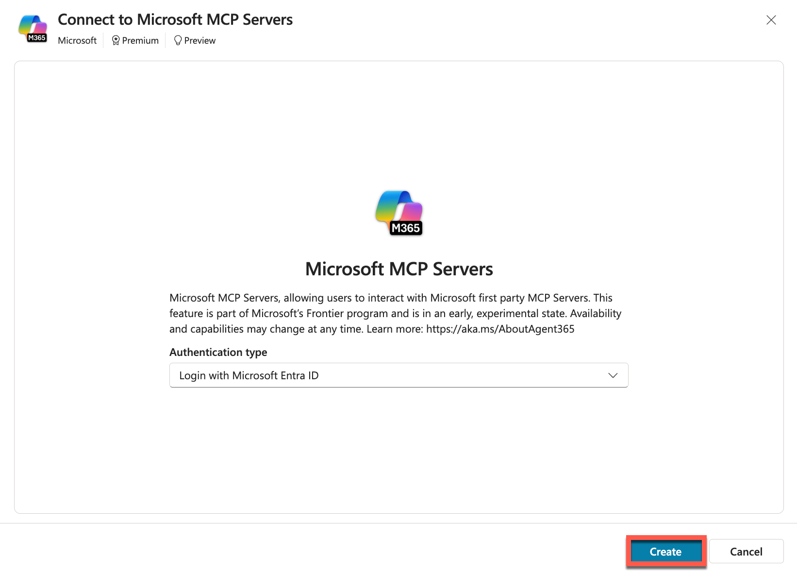 Create connection process start
