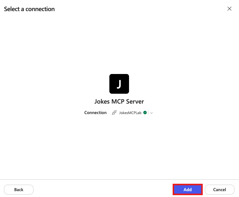 Add MCP Server to agent