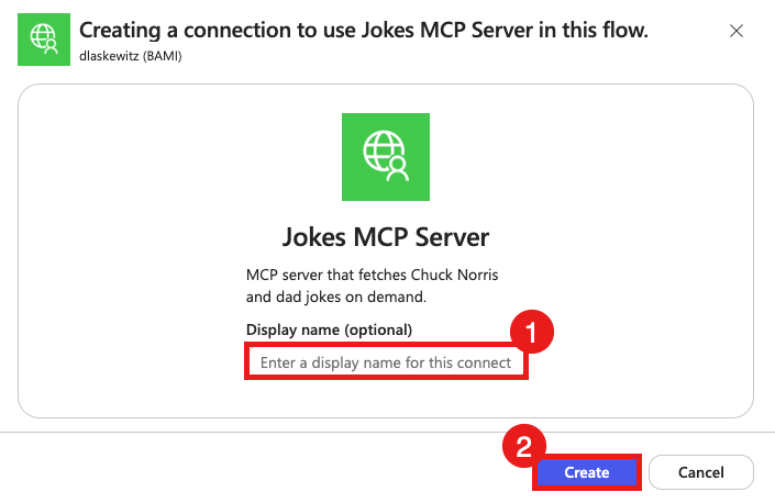 Create connection
