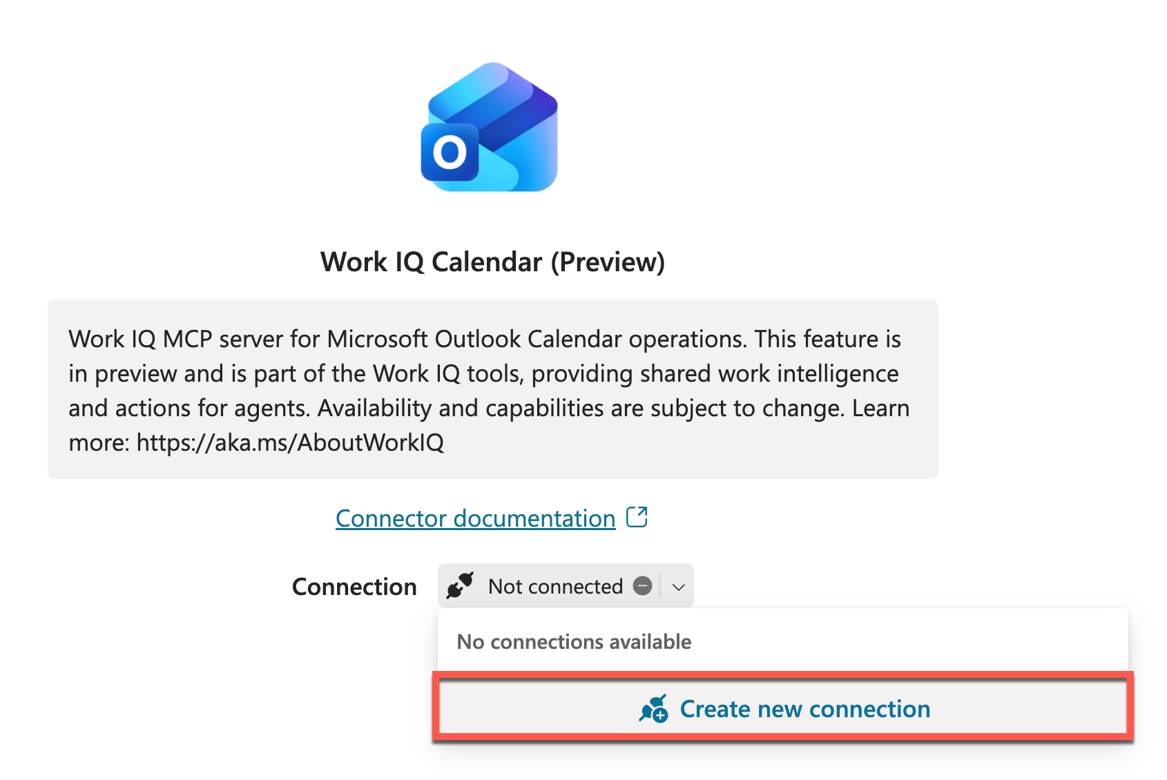 Select Create new connection