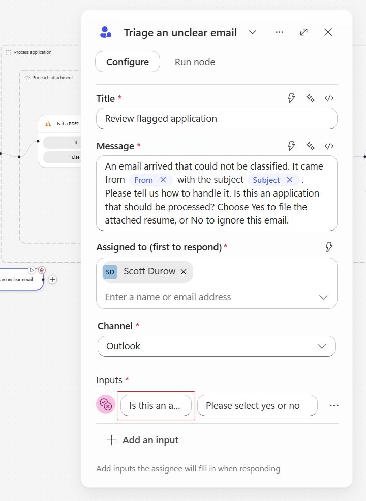 The Yes or No question the reviewer answers