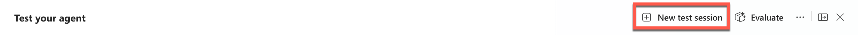 New test session