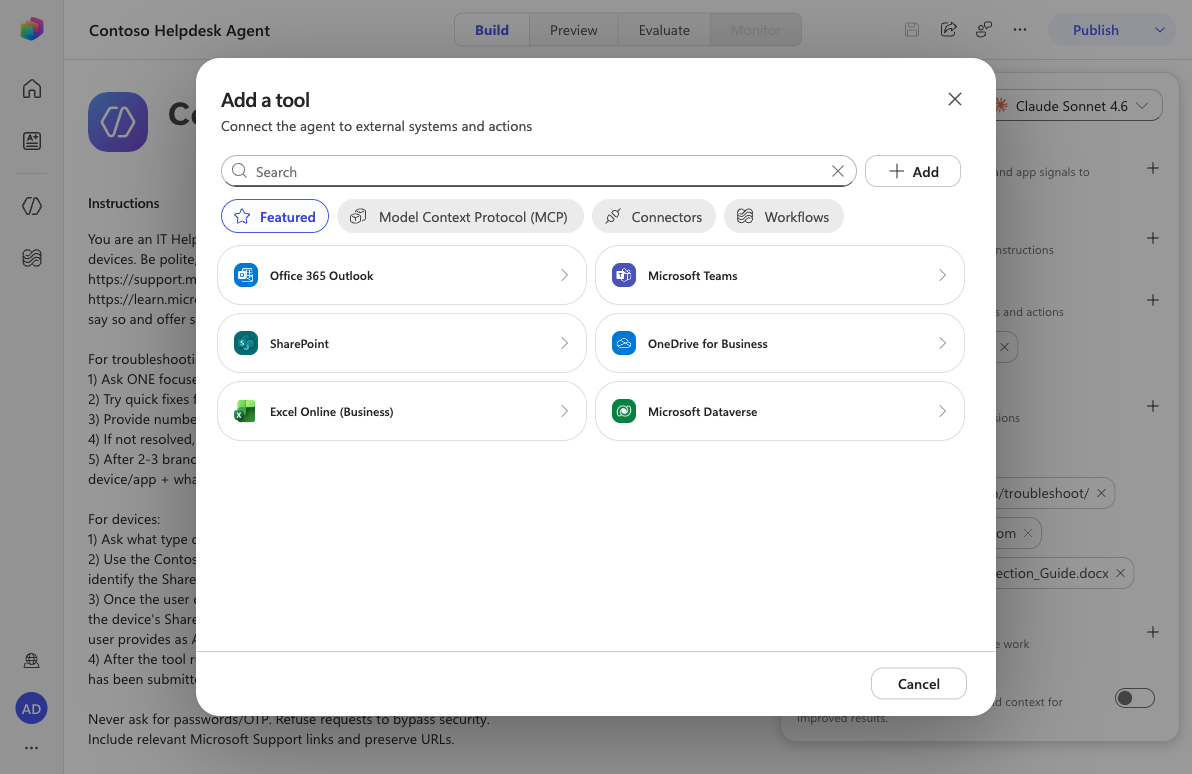 Select SharePoint