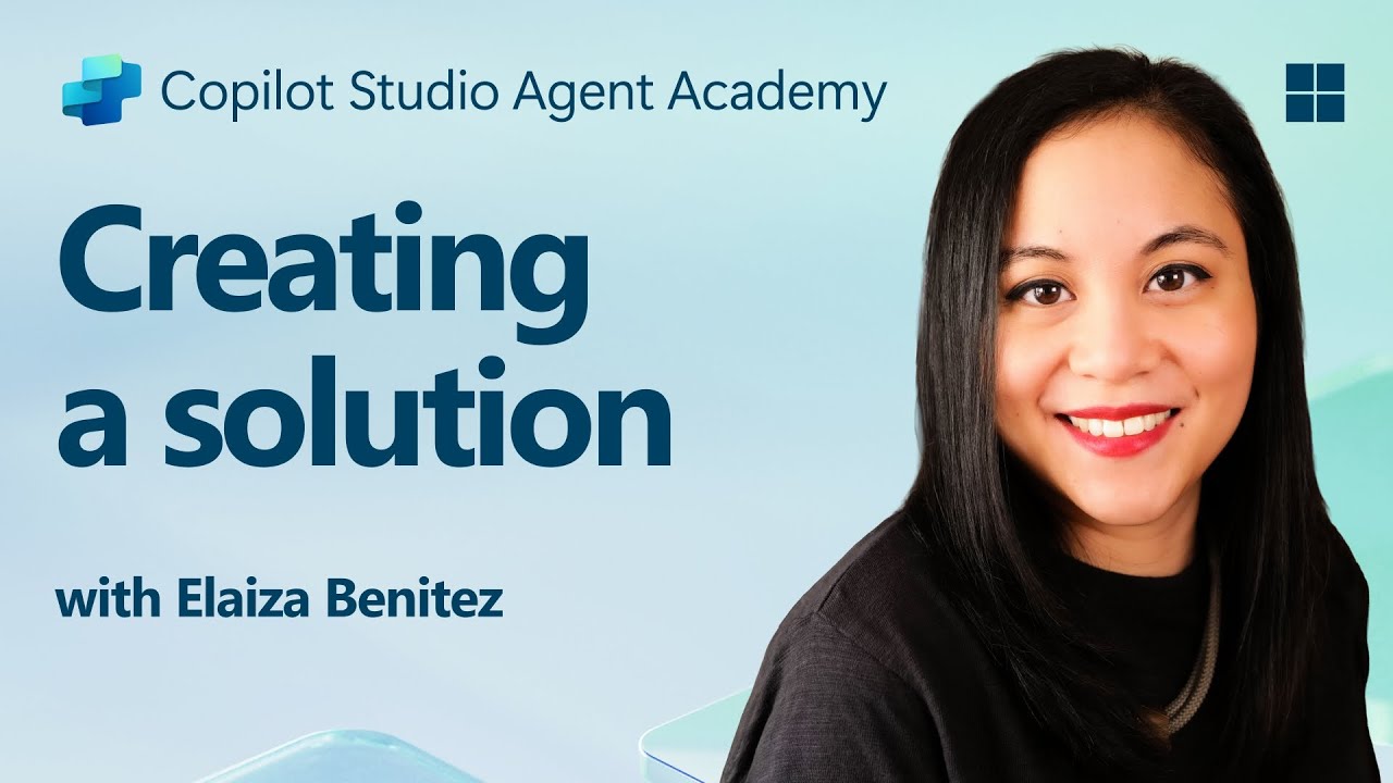 Create a solution video thumbnail