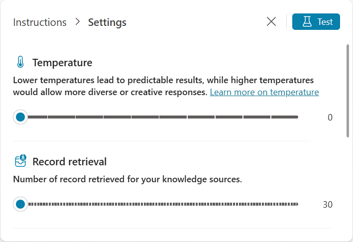 Configure settings