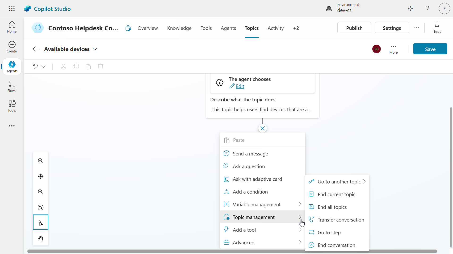 Conversation nodes