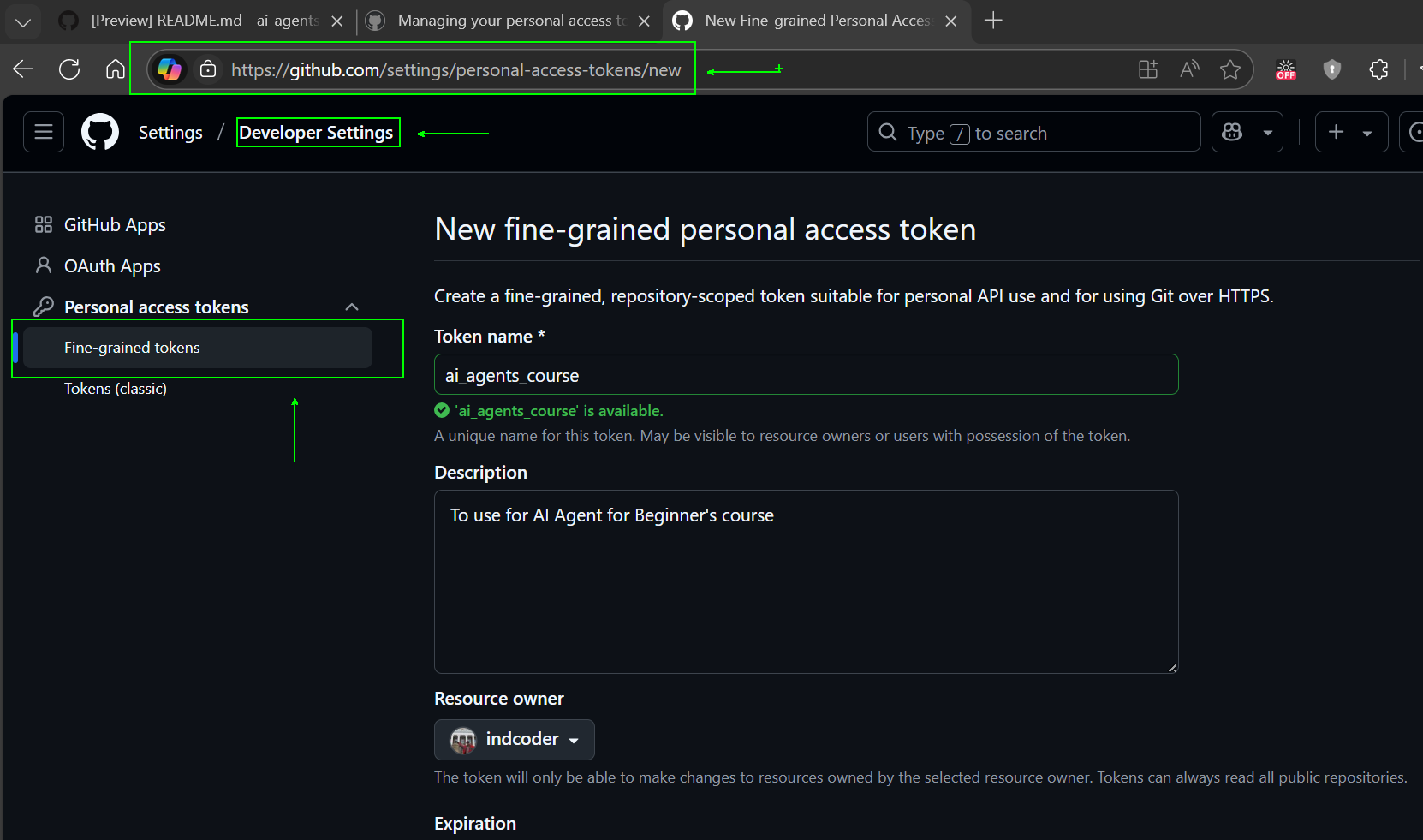 Generate Token