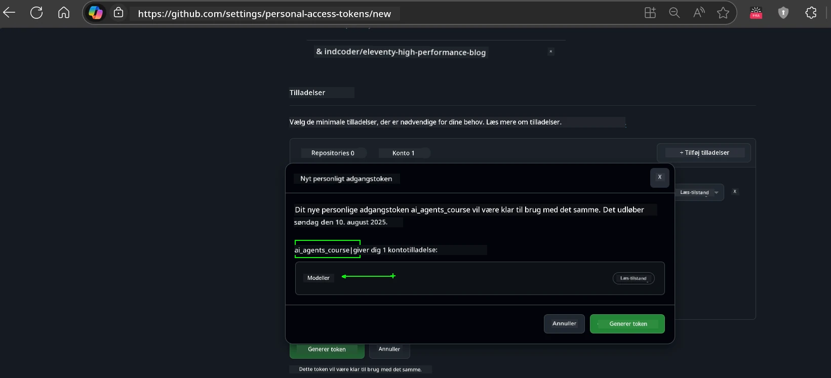 Bekræft Tilladelser