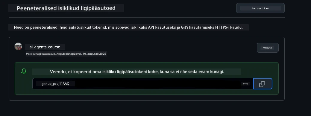 Salvesta token turvaliselt