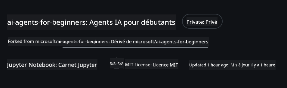 Dépôt forké