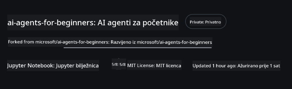 Forkirani repozitorij