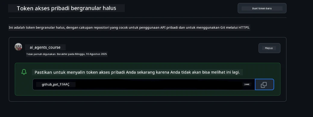 Simpan Token dengan Aman