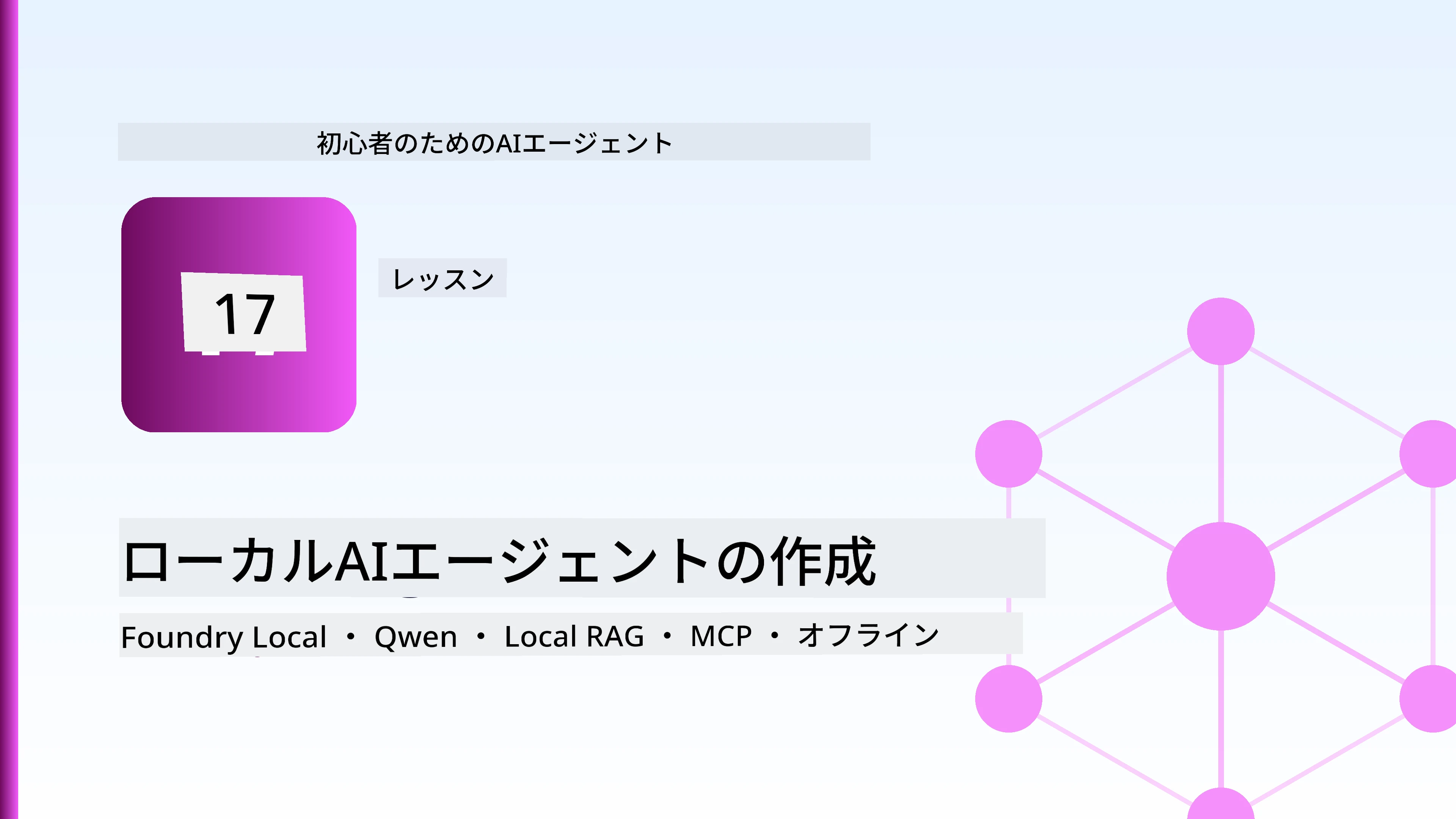 ローカルAIエージェントの作成